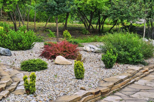 Rock Landscaping in Fishers