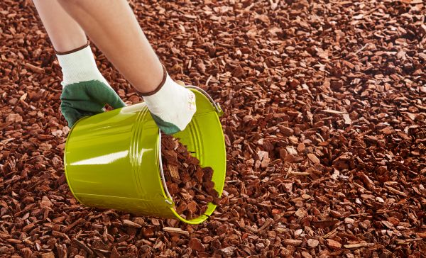 Wood Chip Landscaping in Fishers